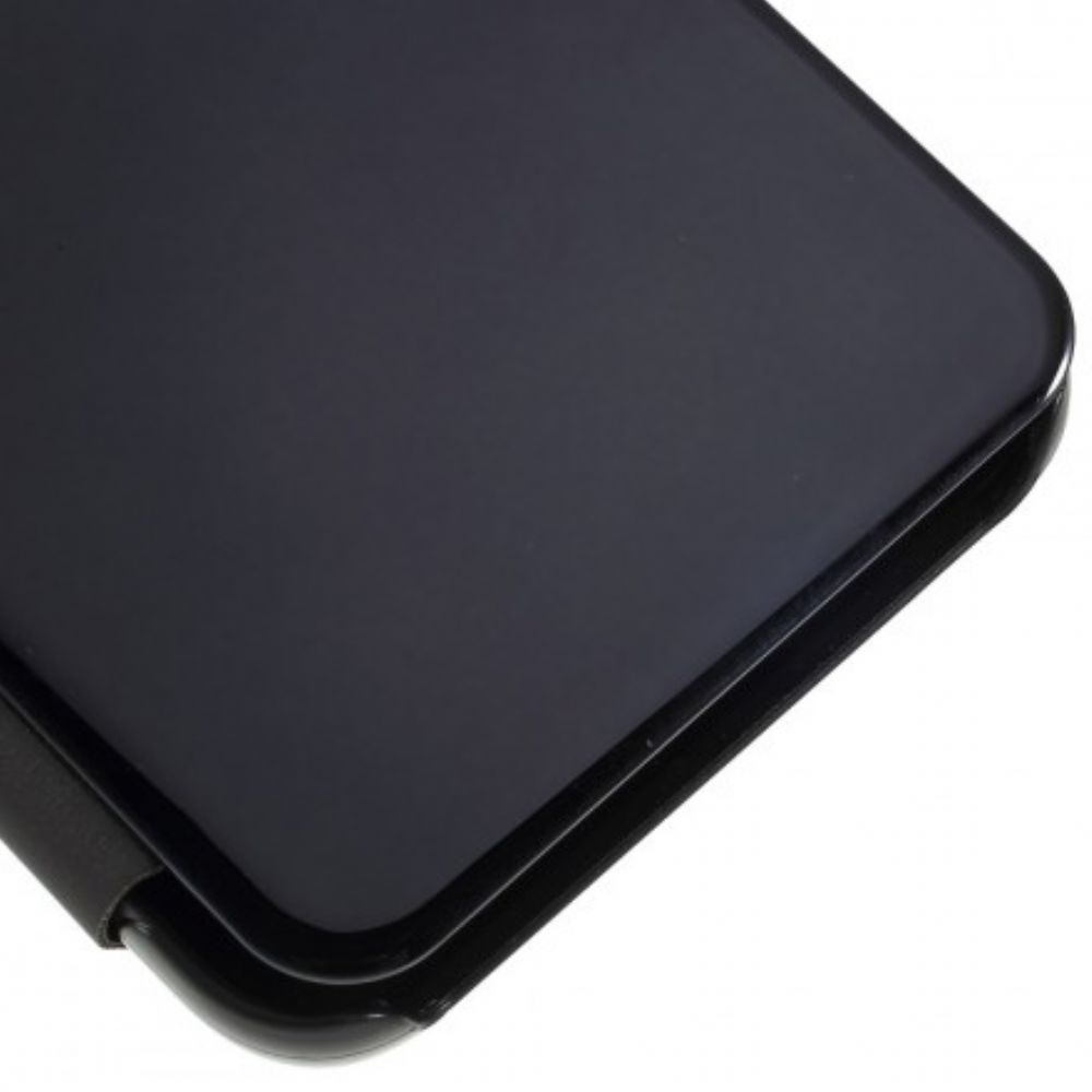 Bescherming Hoesje voor Xiaomi Mi 9 SE Spiegel En Leereffect