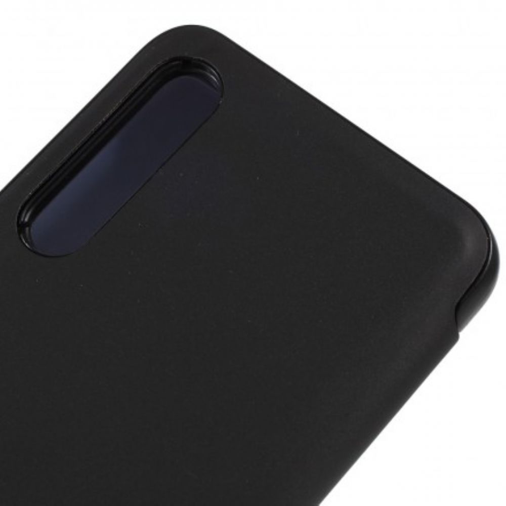 Bescherming Hoesje voor Xiaomi Mi 9 SE Spiegel En Leereffect