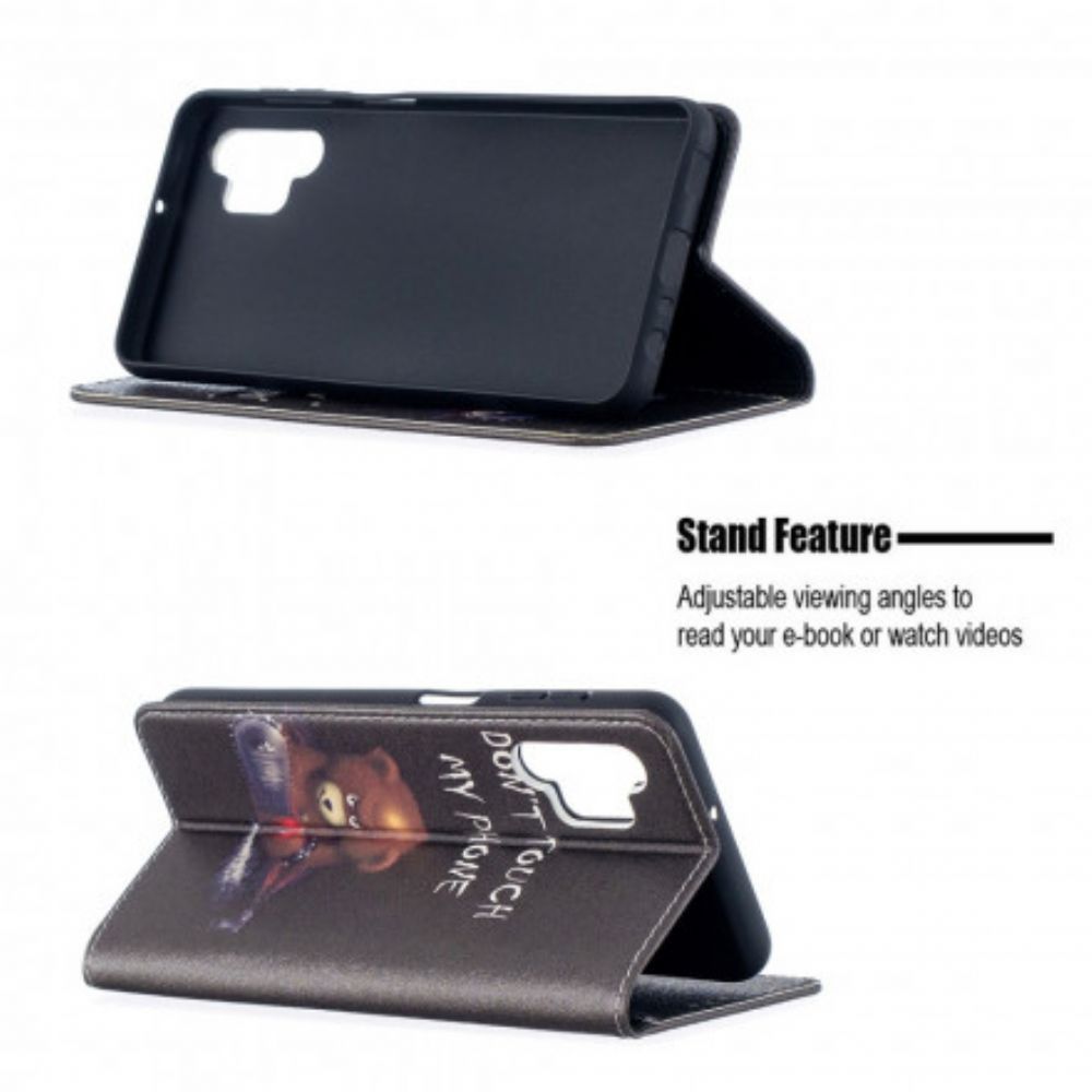 Bescherming Hoesje voor Samsung Galaxy A32 5G Folio-hoesje Gevaarlijke Beer
