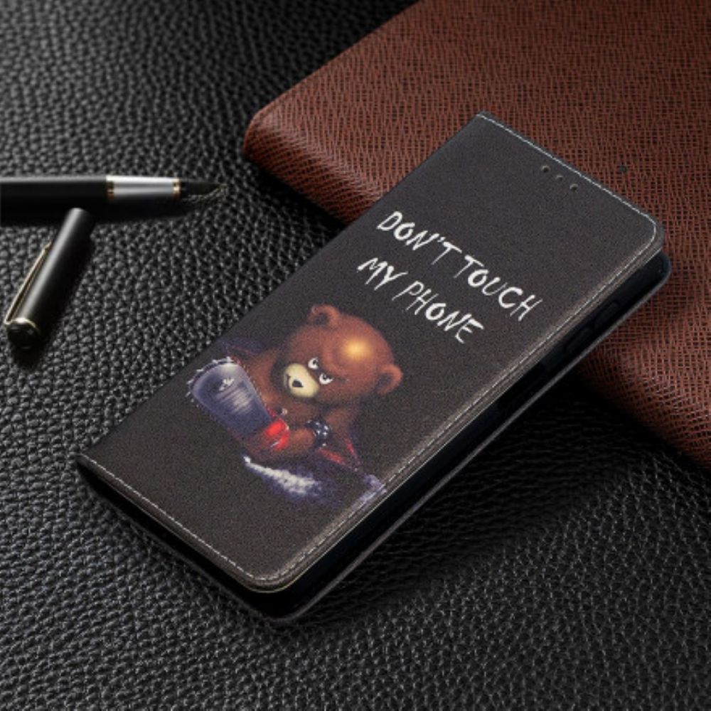 Bescherming Hoesje voor Samsung Galaxy A32 5G Folio-hoesje Gevaarlijke Beer