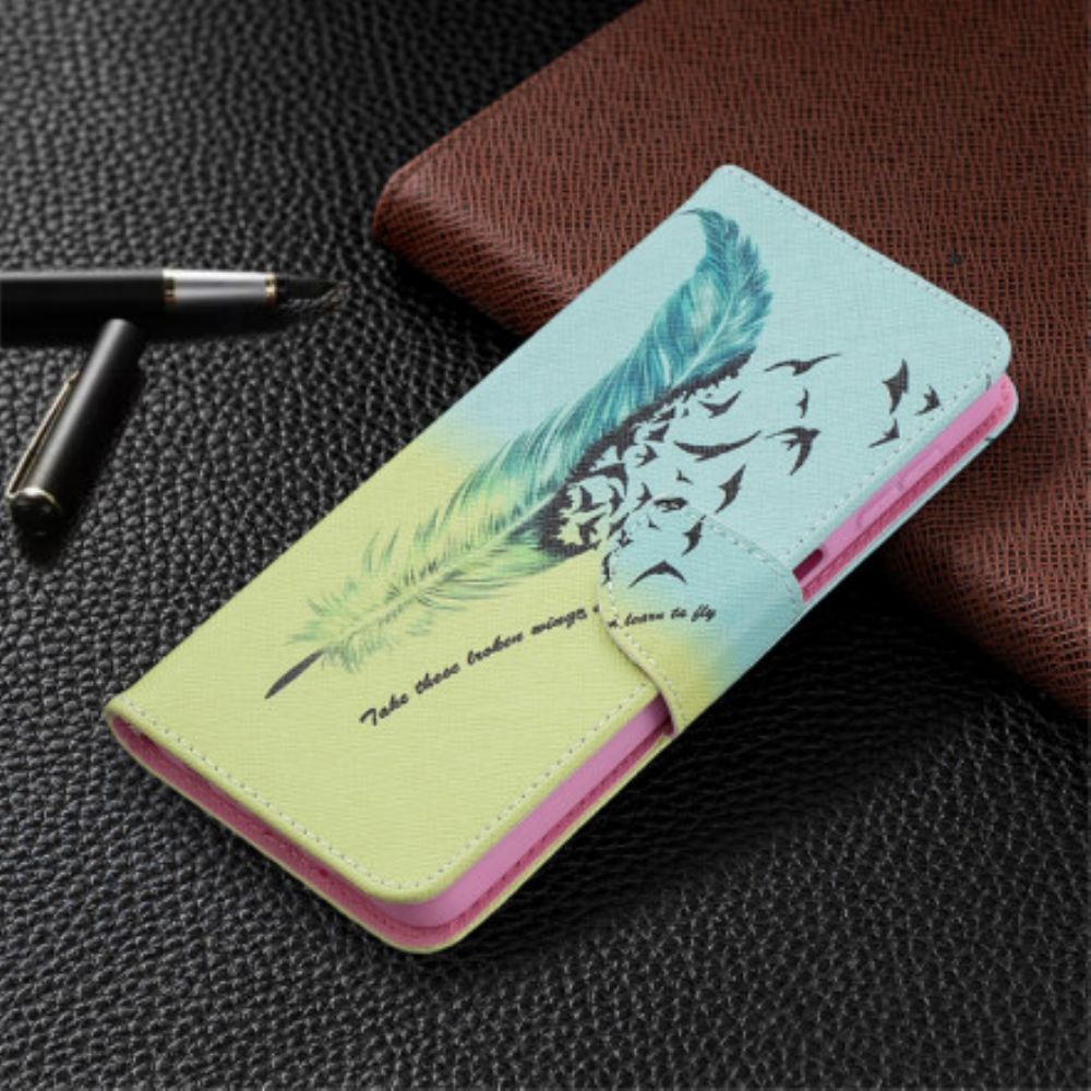Flip Case voor Samsung Galaxy A32 5G Leren Vliegen