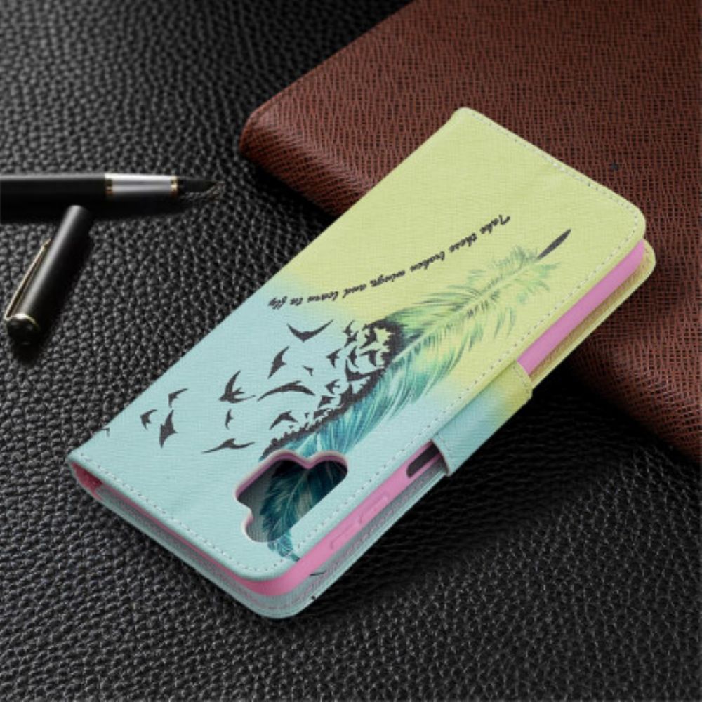 Flip Case voor Samsung Galaxy A32 5G Leren Vliegen
