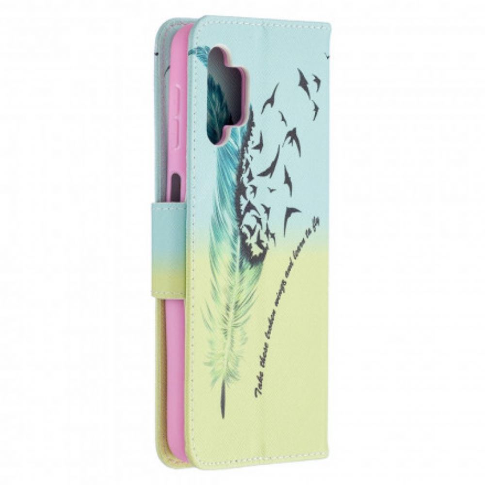 Flip Case voor Samsung Galaxy A32 5G Leren Vliegen