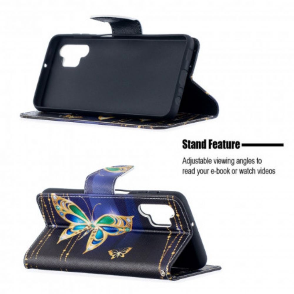Flip Case voor Samsung Galaxy A32 5G Vlinders Koningen