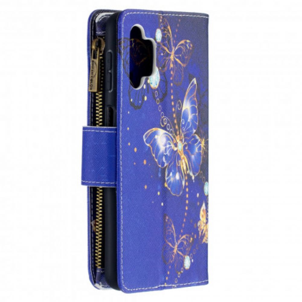 Folio-hoesje voor Samsung Galaxy A32 5G Vlinderszak Met Rits