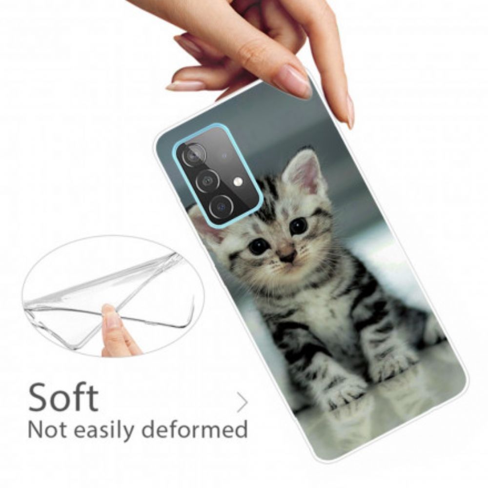 Hoesje voor Samsung Galaxy A32 5G Kitten Kitten
