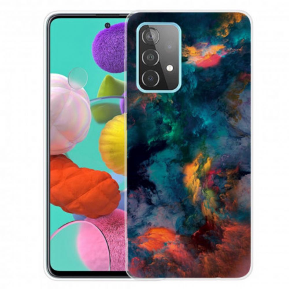 Hoesje voor Samsung Galaxy A32 5G Kleurrijke Wolken