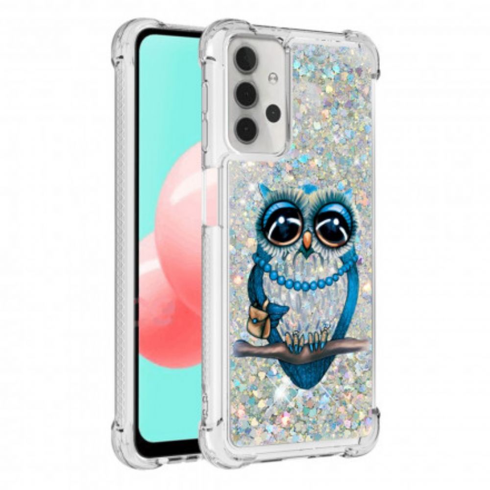 Hoesje voor Samsung Galaxy A32 5G Miss Glitteruil
