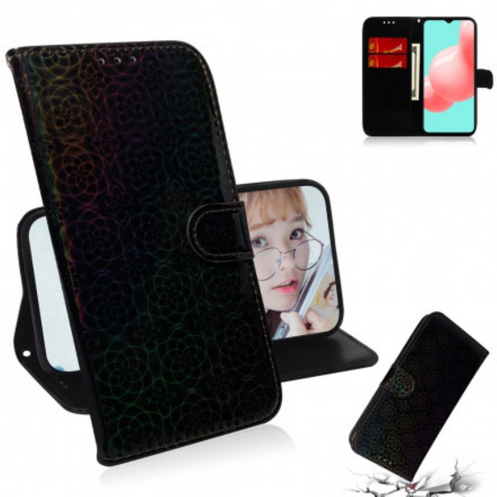 Leren Hoesje voor Samsung Galaxy A32 5G Pure Kleur