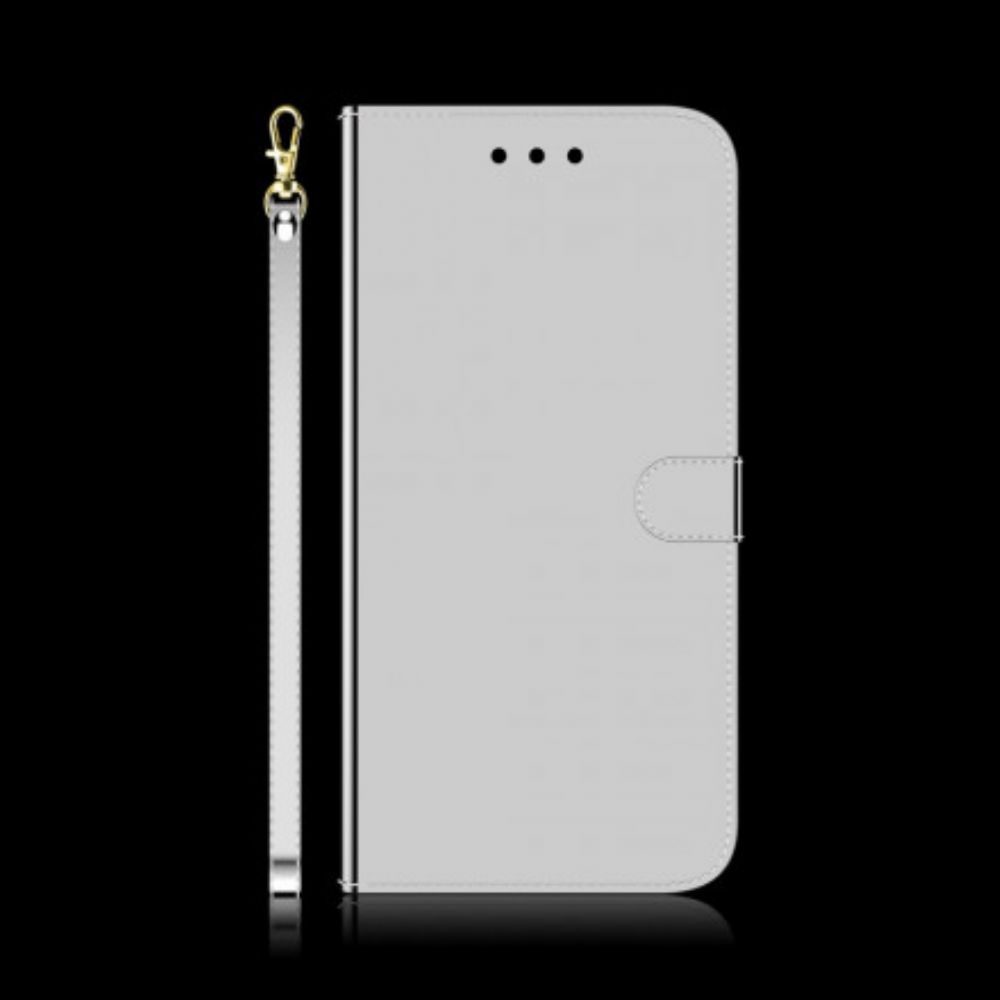 Leren Hoesje voor Samsung Galaxy A32 5G Spiegel Van Kunstleer