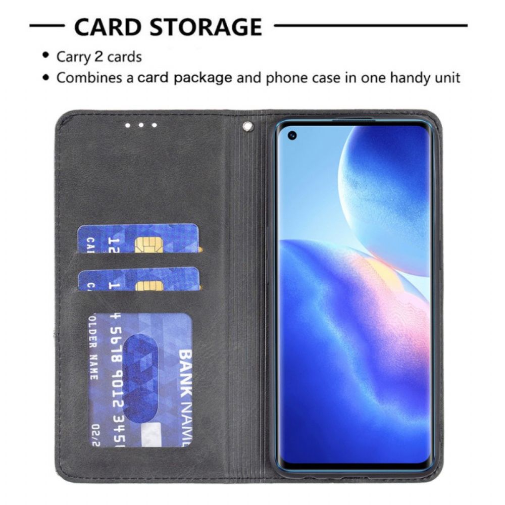 Bescherming Hoesje voor Oppo Find X3 Lite Folio-hoesje Artiestenstijl