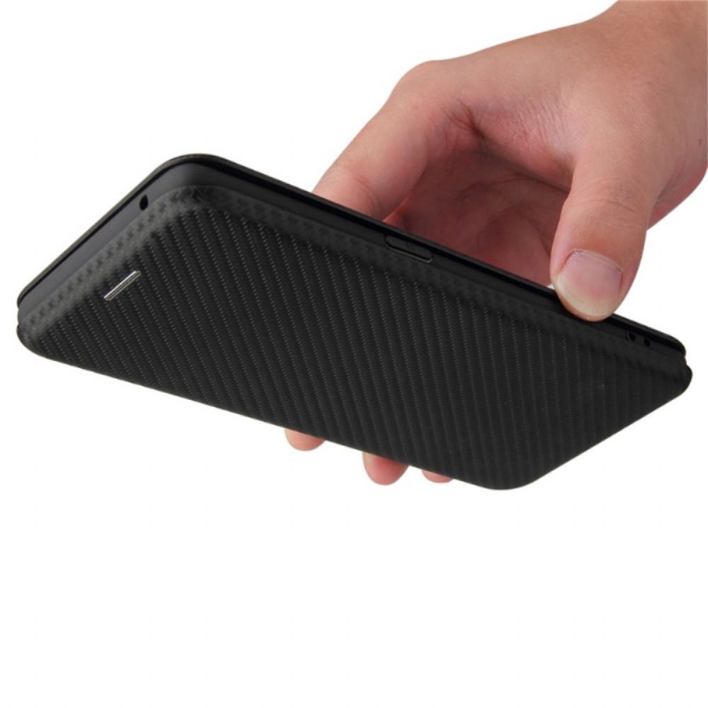 Bescherming Hoesje voor Oppo Find X3 Lite Folio-hoesje Gekleurde Carbon Silicone