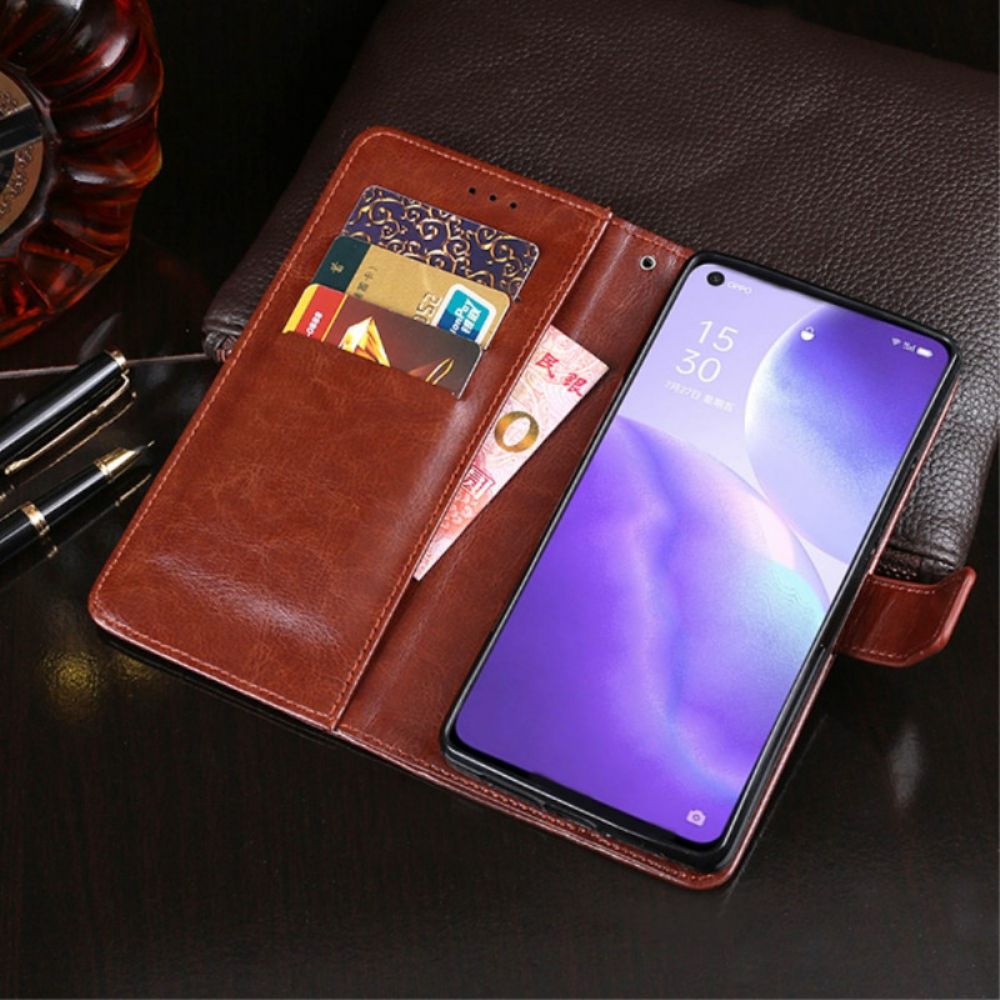 Folio-hoesje voor Oppo Find X3 Lite Imitatieleer Idewei