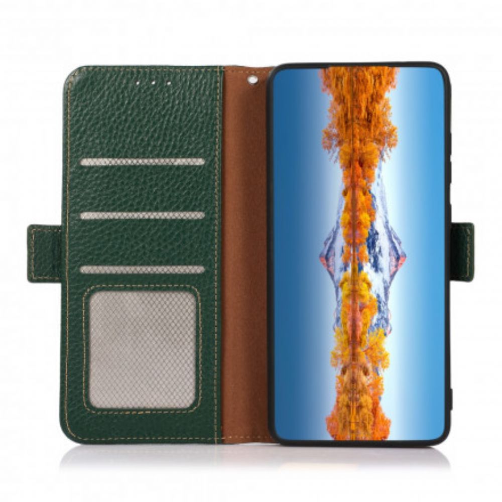 Folio-hoesje voor Sony Xperia 5 III Liche Leer Khazneh Rfid