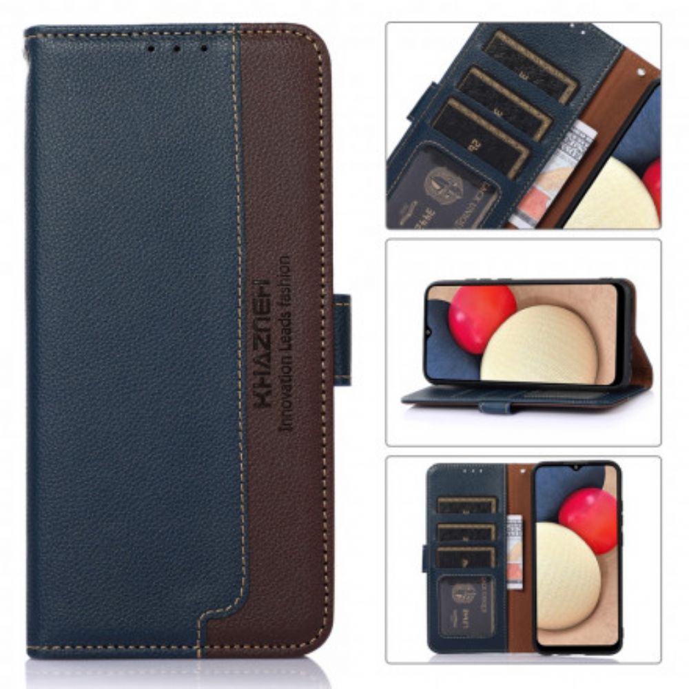 Folio-hoesje voor Sony Xperia 5 III Liche-stijl Rfid Khazneh