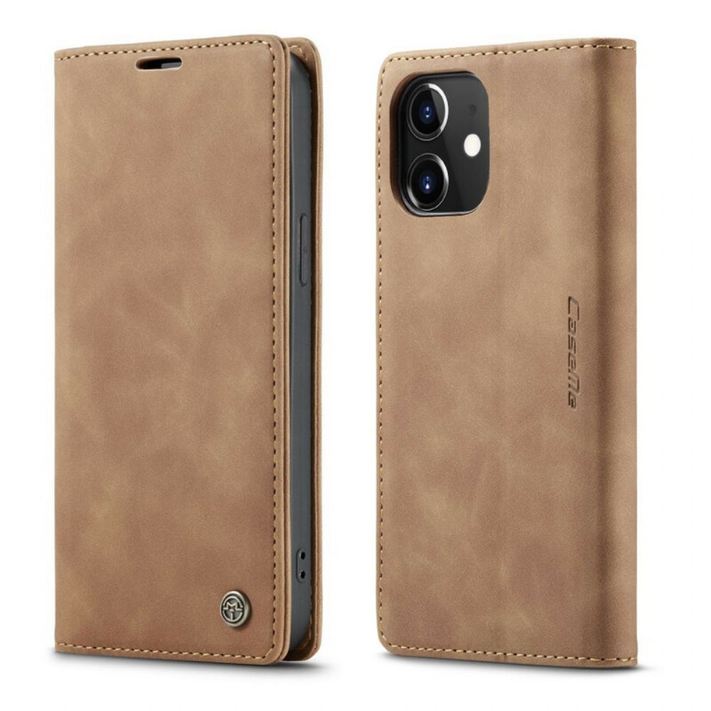 Bescherming Hoesje voor iPhone 12 / 12 Pro Folio-hoesje Caseme Kunstleer
