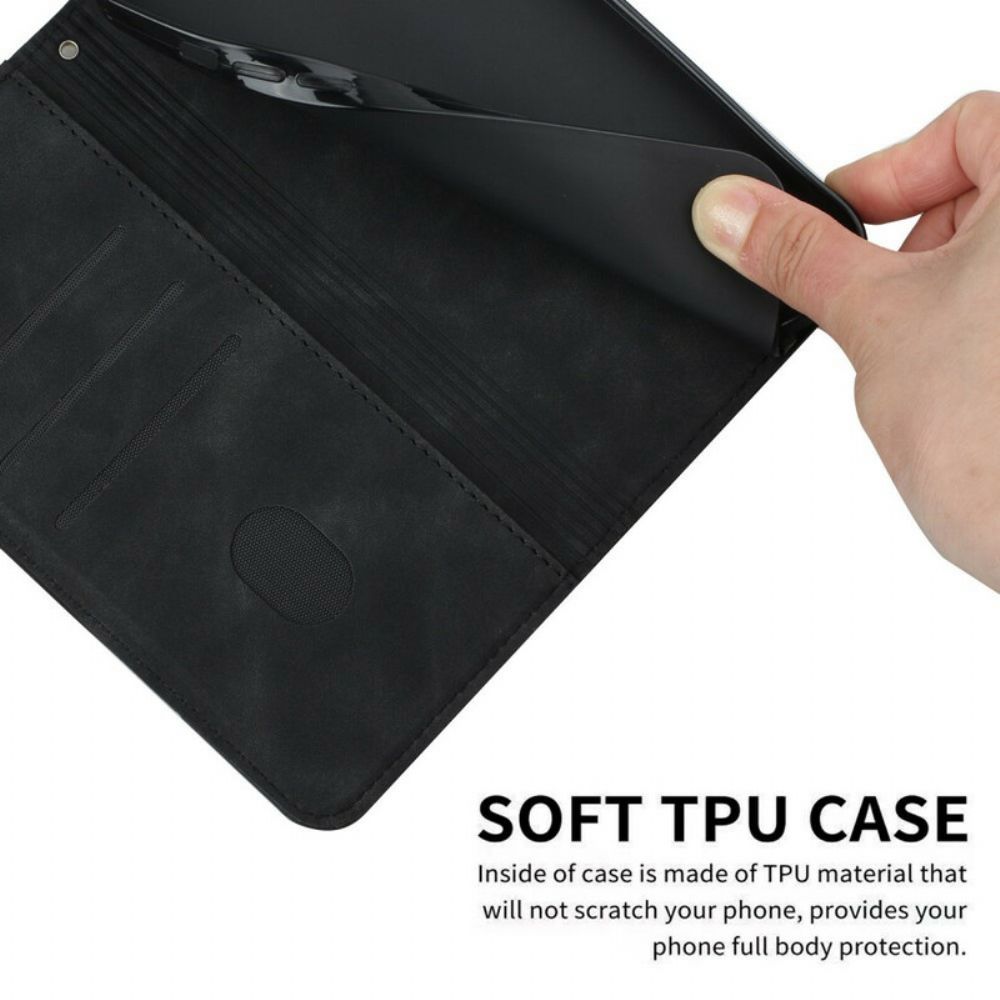 Bescherming Hoesje voor iPhone 12 / 12 Pro Folio-hoesje S-design Lederen Stijl