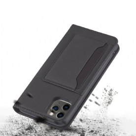 Bescherming Hoesje voor iPhone 12 / 12 Pro Folio-hoesje Steunkaarthouder