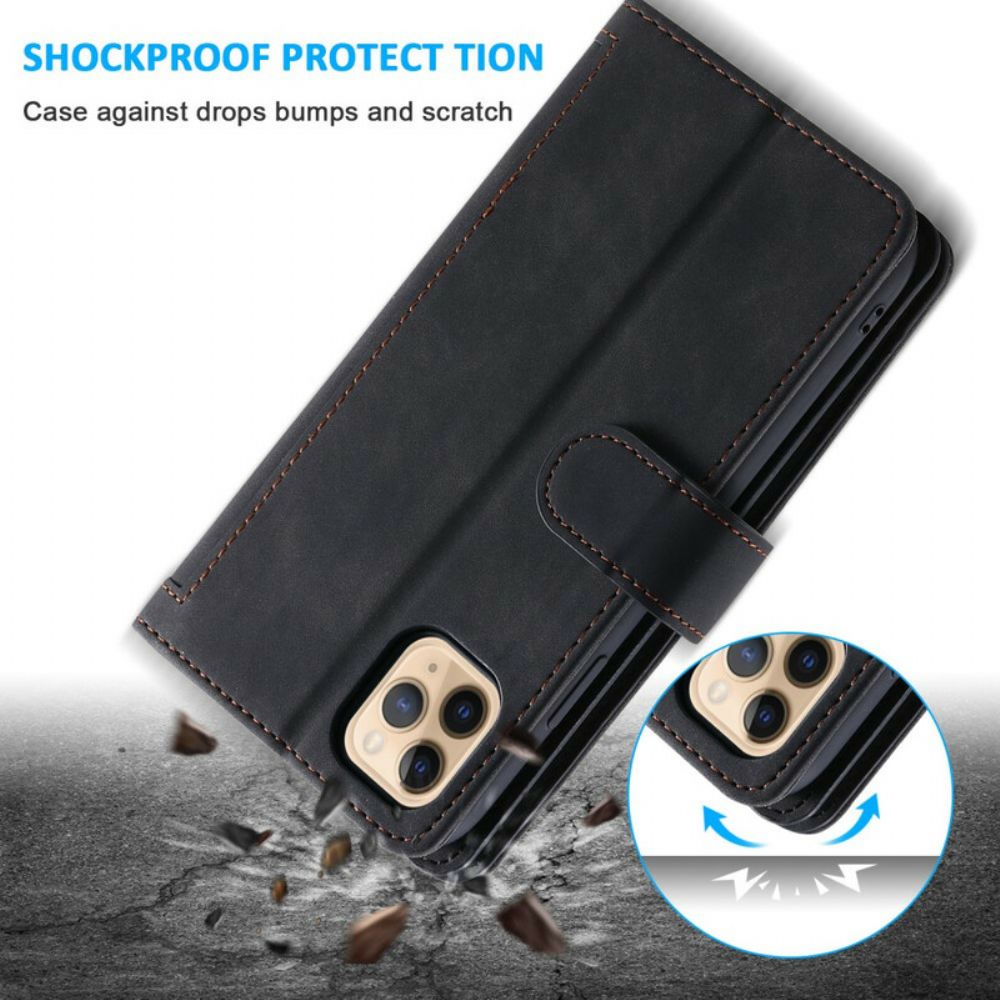 Folio-hoesje voor iPhone 12 / 12 Pro Puntentas 9 Kaarthouder