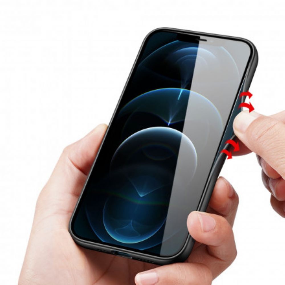 Hoesje voor iPhone 12 / 12 Pro Dux Ducis Fino-serie