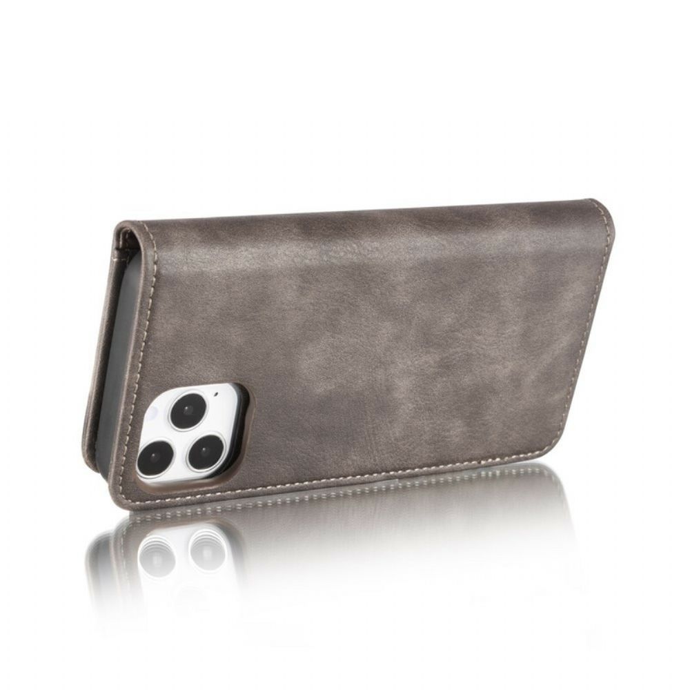 Telefoonhoesje Leren Hoesje voor iPhone 12 / 12 Pro Dg. Ming Afneembaar