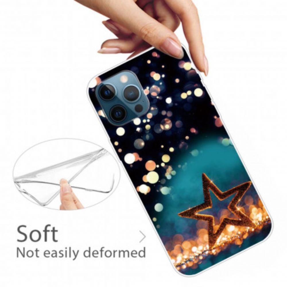 Telefoonhoesje voor iPhone 12 / 12 Pro Ster Flex
