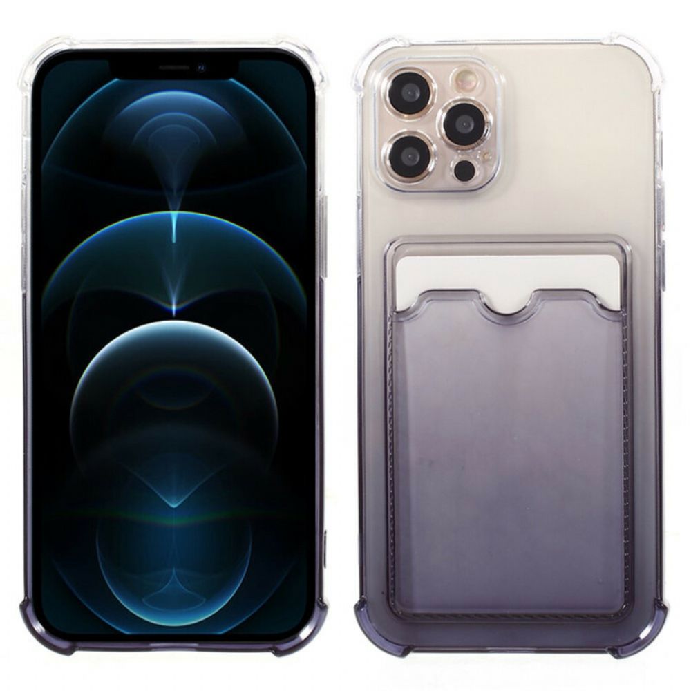 Telefoonhoesje voor iPhone 12 / 12 Pro Verloop Kaarthouder Wissen
