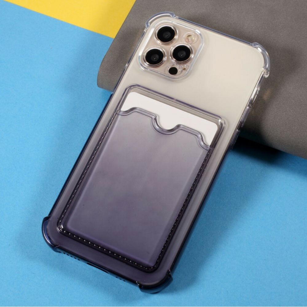 Telefoonhoesje voor iPhone 12 / 12 Pro Verloop Kaarthouder Wissen