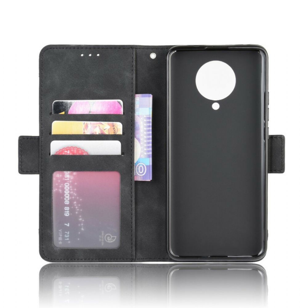 Flip Case voor Poco F2 Pro Eerste Klas Multi-kaart