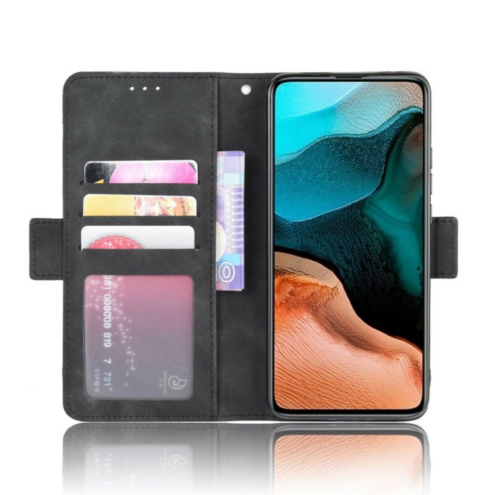 Flip Case voor Poco F2 Pro Eerste Klas Multi-kaart