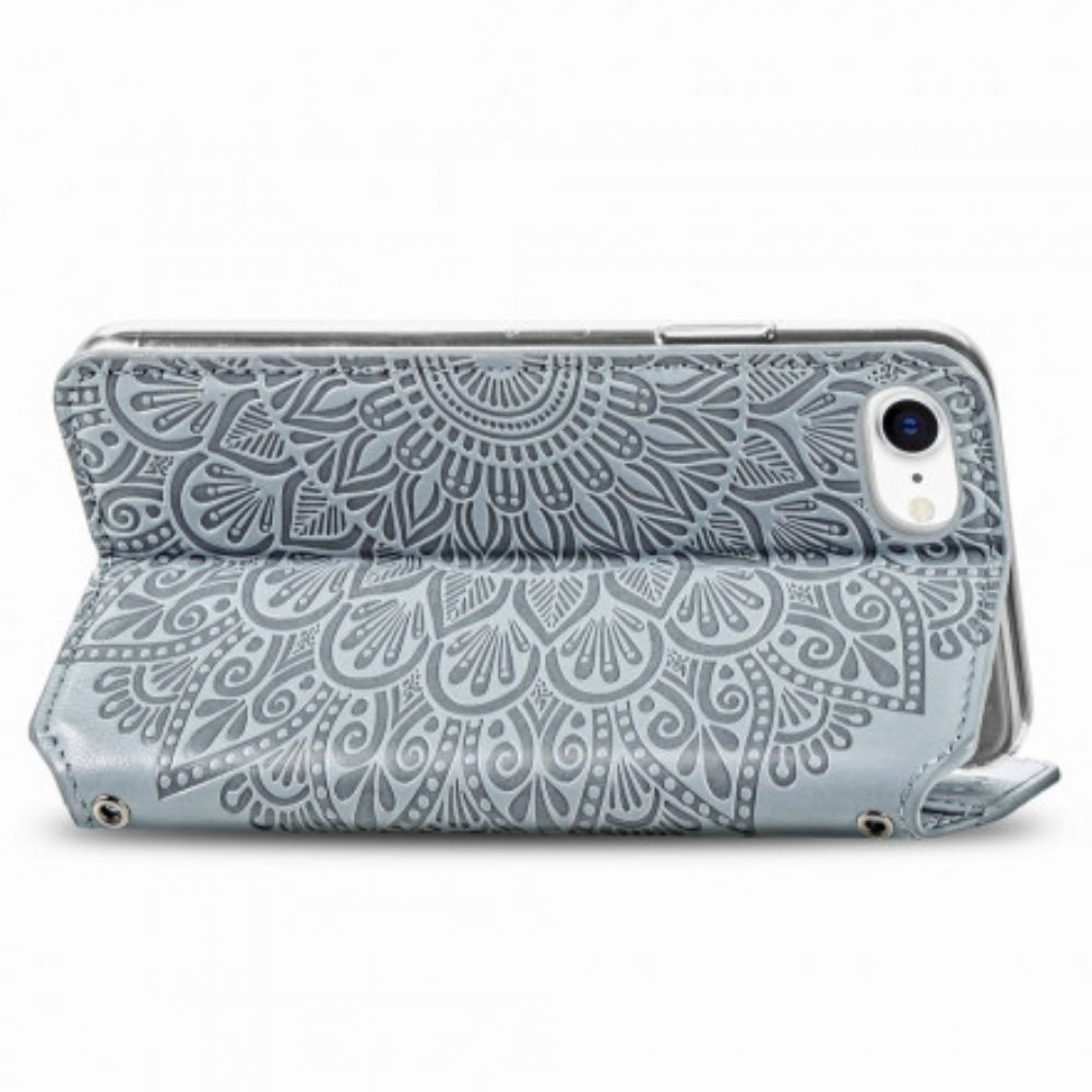 Bescherming Hoesje voor iPhone SE 3 / SE 2 / 8 / 7 Folio-hoesje Mandala's