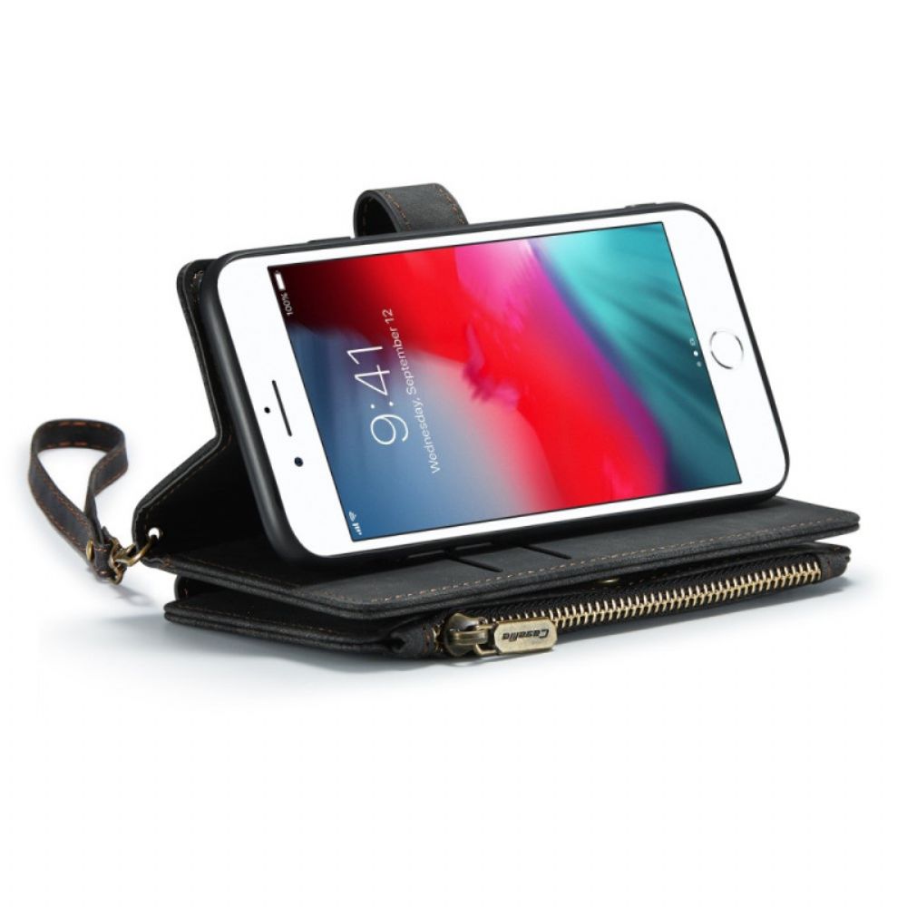 Folio-hoesje voor iPhone SE 3 / SE 2 / 8 / 7 Caseme Portemonnee