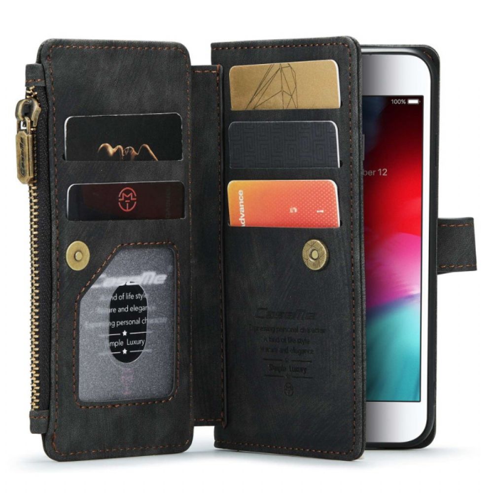Folio-hoesje voor iPhone SE 3 / SE 2 / 8 / 7 Caseme Portemonnee
