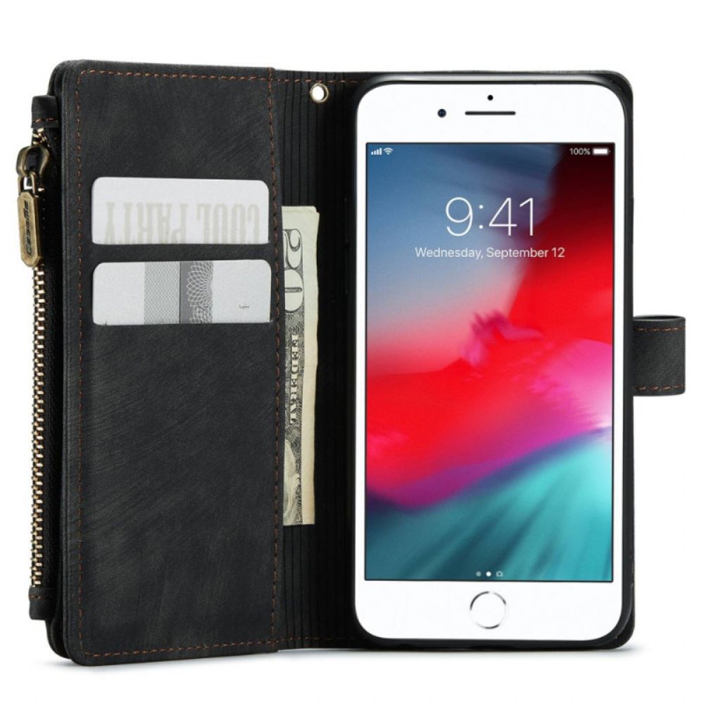 Folio-hoesje voor iPhone SE 3 / SE 2 / 8 / 7 Caseme Portemonnee