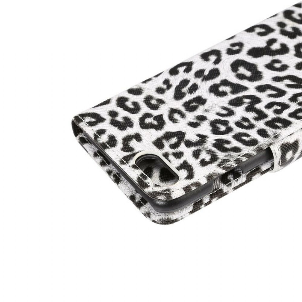 Folio-hoesje voor iPhone SE 3 / SE 2 / 8 / 7 Luipaard