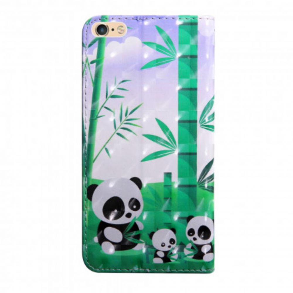 Folio-hoesje voor iPhone SE 3 / SE 2 / 8 / 7 Mam Octave En Anne De Panda's