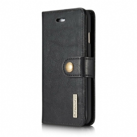 Hoesje Leren Hoesje voor iPhone SE 3 / SE 2 / 8 / 7 Dg.ming Afneembaar