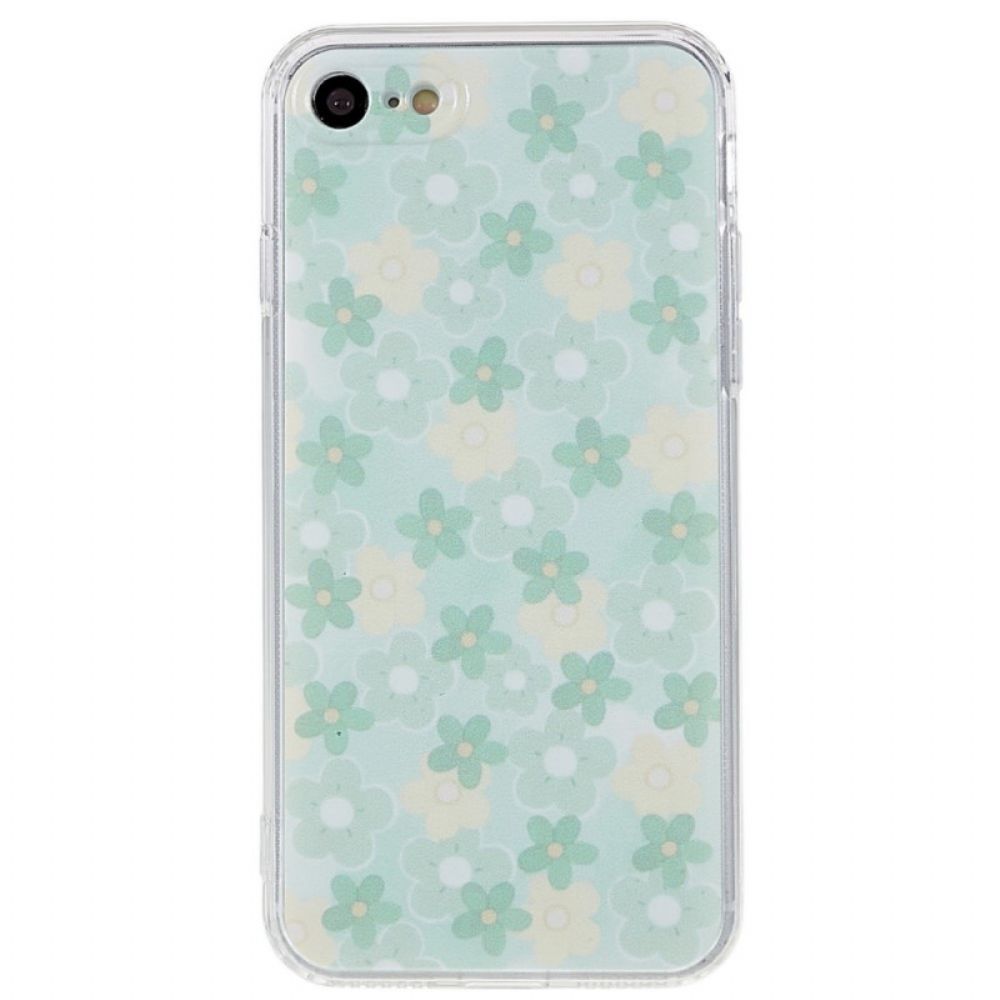 Hoesje voor iPhone SE 3 / SE 2 / 8 / 7 Bloemen Discretie