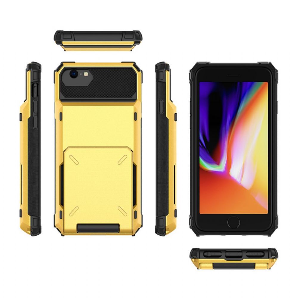 Hoesje voor iPhone SE 3 / SE 2 / 8 / 7 Klap Stijl Kaarthouder