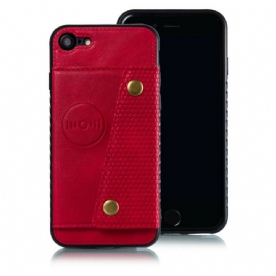 Hoesje voor iPhone SE 3 / SE 2 / 8 / 7 Portemonnee Leren Snap Portemonnee