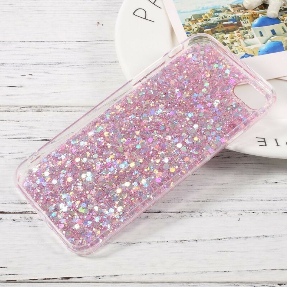 Hoesje voor iPhone SE 3 / SE 2 / 8 / 7 Premium Glitter