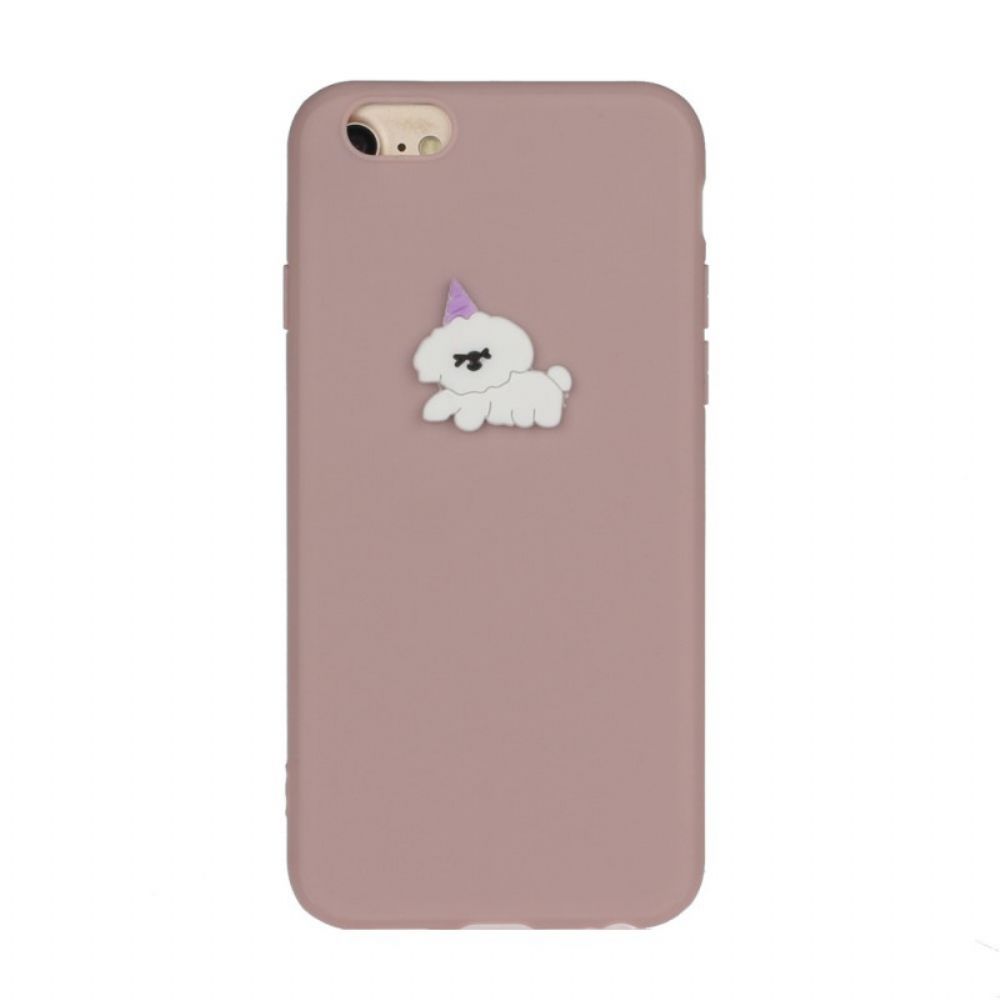 Hoesje voor iPhone SE 3 / SE 2 / 8 / 7 Siliconen Hond