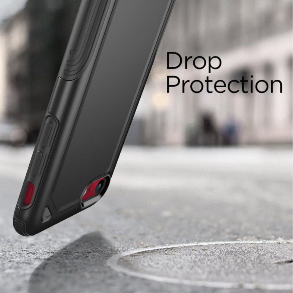 Telefoonhoesje voor iPhone SE 3 / SE 2 / 8 / 7 Stijf Metaaleffect