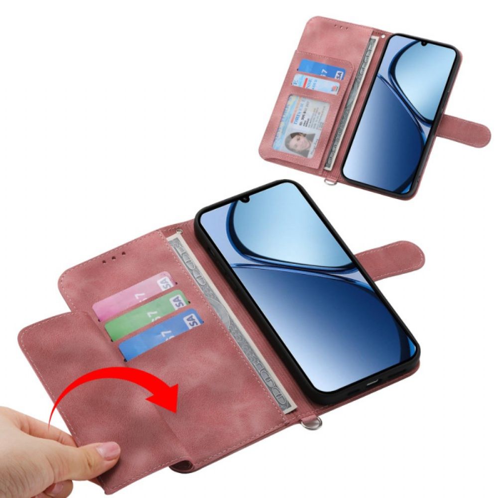 Bescherming Hoesje Oppo Reno 13 Pro 5g Bloemenpatroon Met Schouderband