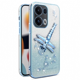 Case Hoesje Oppo Reno 13 Pro 5g Telefoonhoesje Kadem Dragonfly-ondersteuning