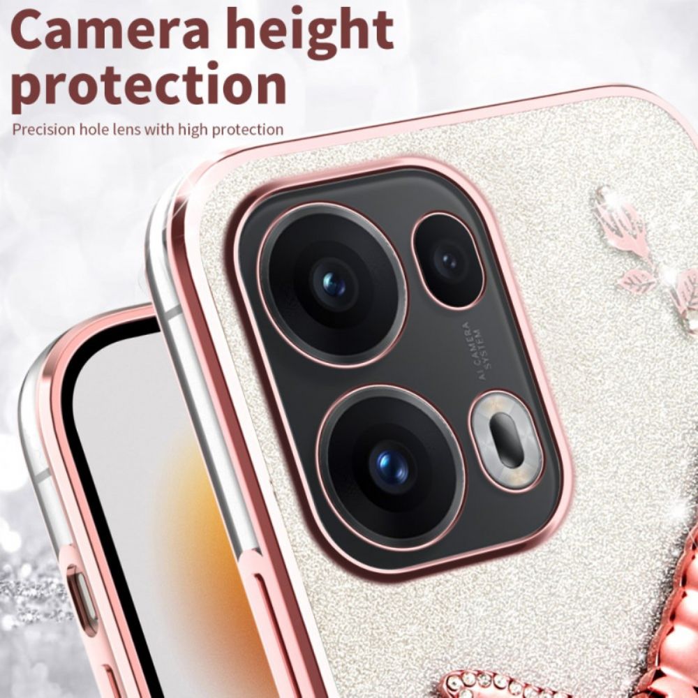 Case Hoesje Oppo Reno 13 Pro 5g Telefoonhoesje Kadem Dragonfly-ondersteuning