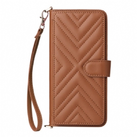 Folio-hoesje Oppo Reno 13 Pro 5g Telefoonhoesje Schouderband Met Retro Design