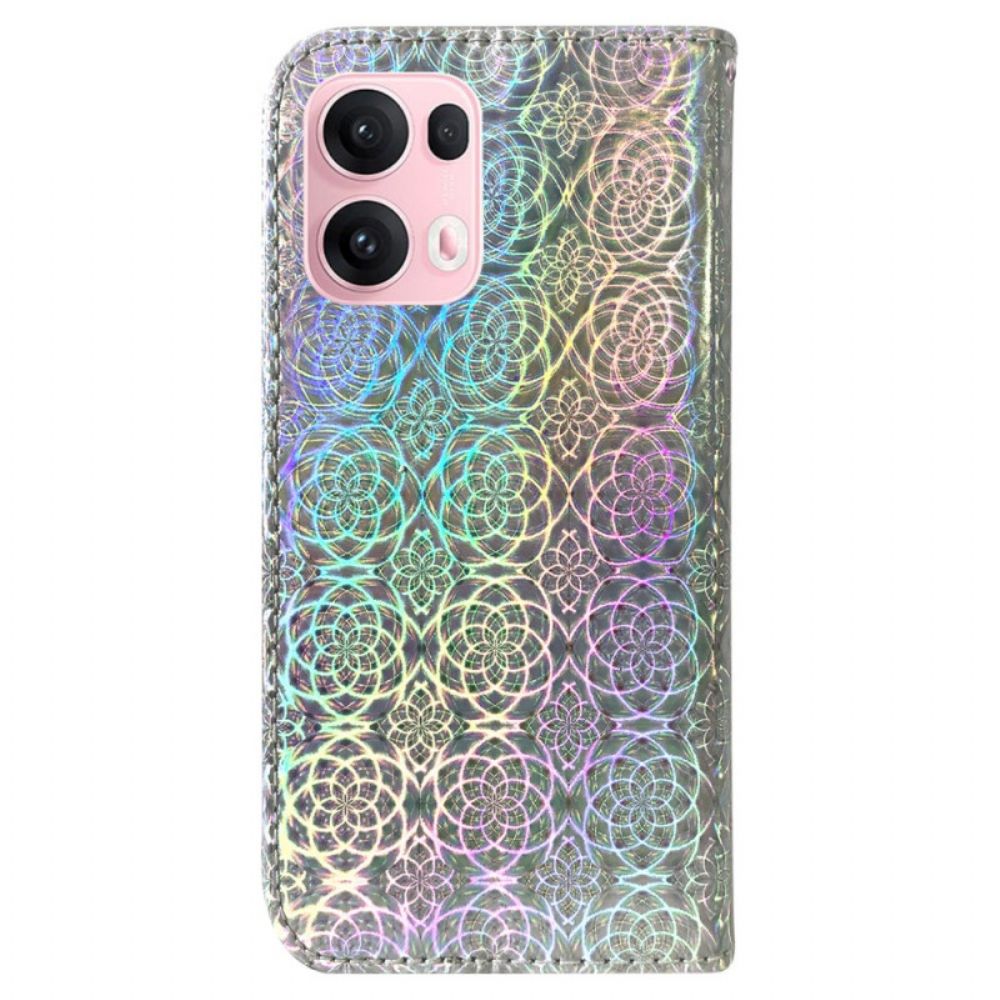 Leren Hoesje Oppo Reno 13 Pro 5g Discostijl Bescherming Hoesje