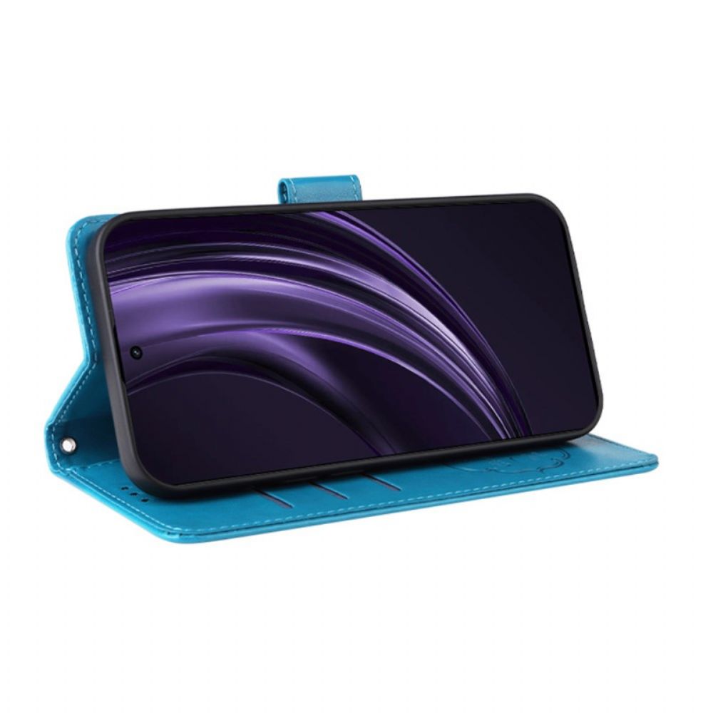 Leren Hoesje Oppo Reno 13 Pro 5g Floraliën Bescherming Hoesje