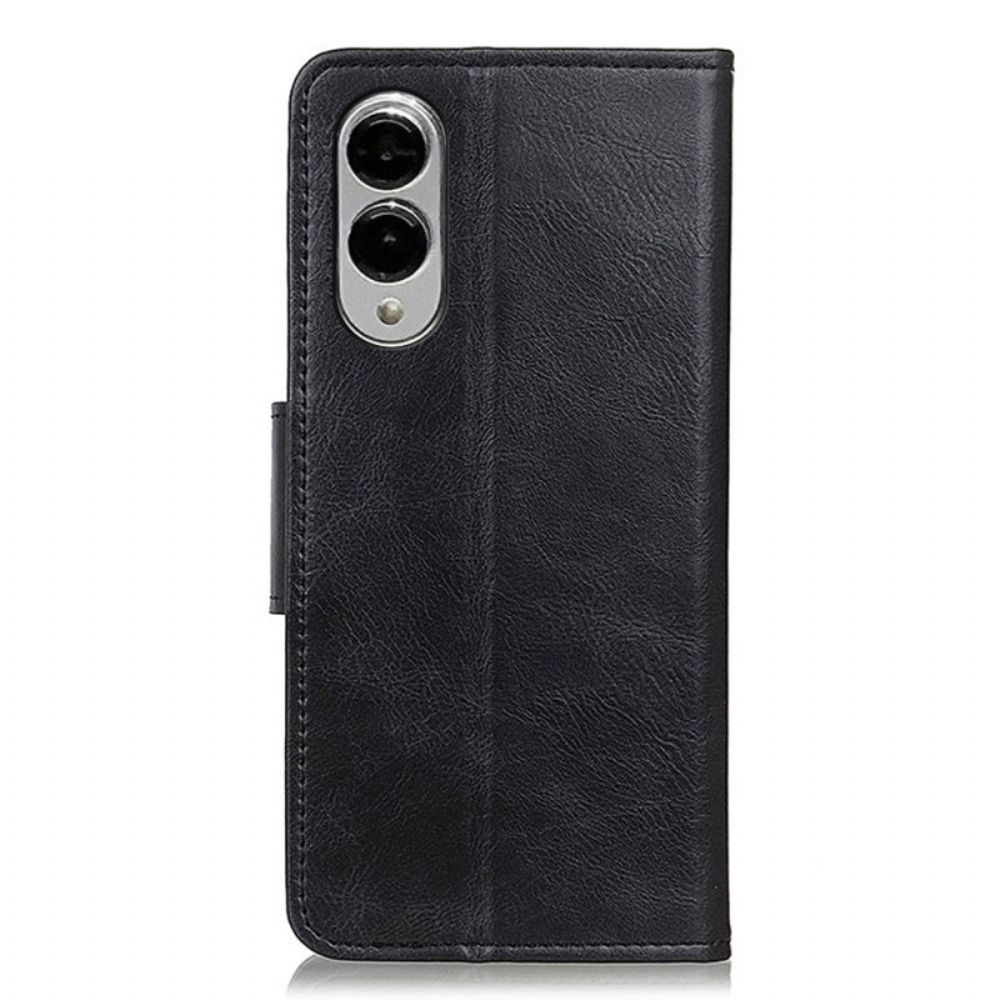 Bescherming Hoesje Samsung Galaxy S25 5g Edge Bruin Design